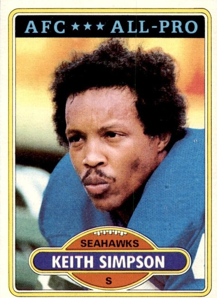 Keith Simpson 1980 topps Topps