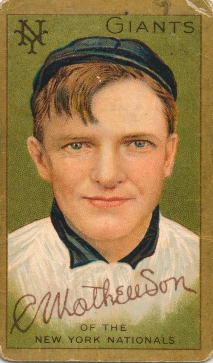 Christy Mathewson 1911 unknown