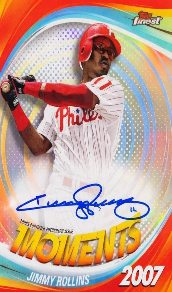 Jimmy Rollins 2025 topps Topps Finest