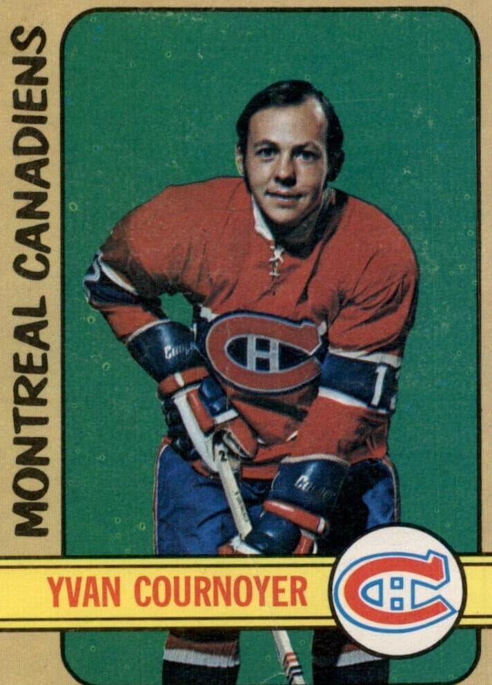Yvan Cournoyer 1972 topps O-Pee-Chee