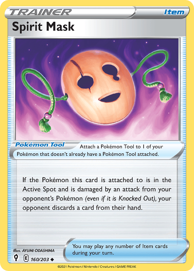 Spirit Mask 2021 Pokemon Evolving Skies