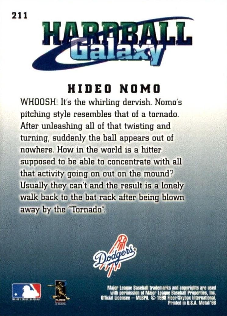 Hideo Nomo #211