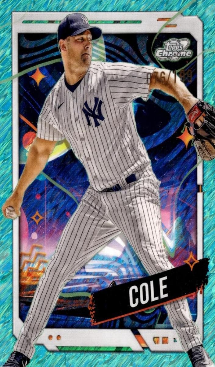 Gerrit Cole 2024 topps Topps Cosmic Chrome
