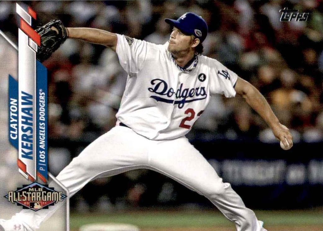 Clayton Kershaw 2020 topps Topps Update