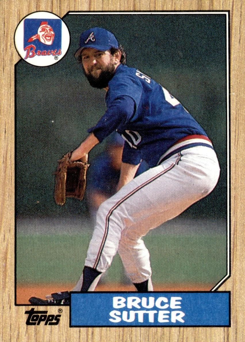 Bruce Sutter 1987 topps Topps