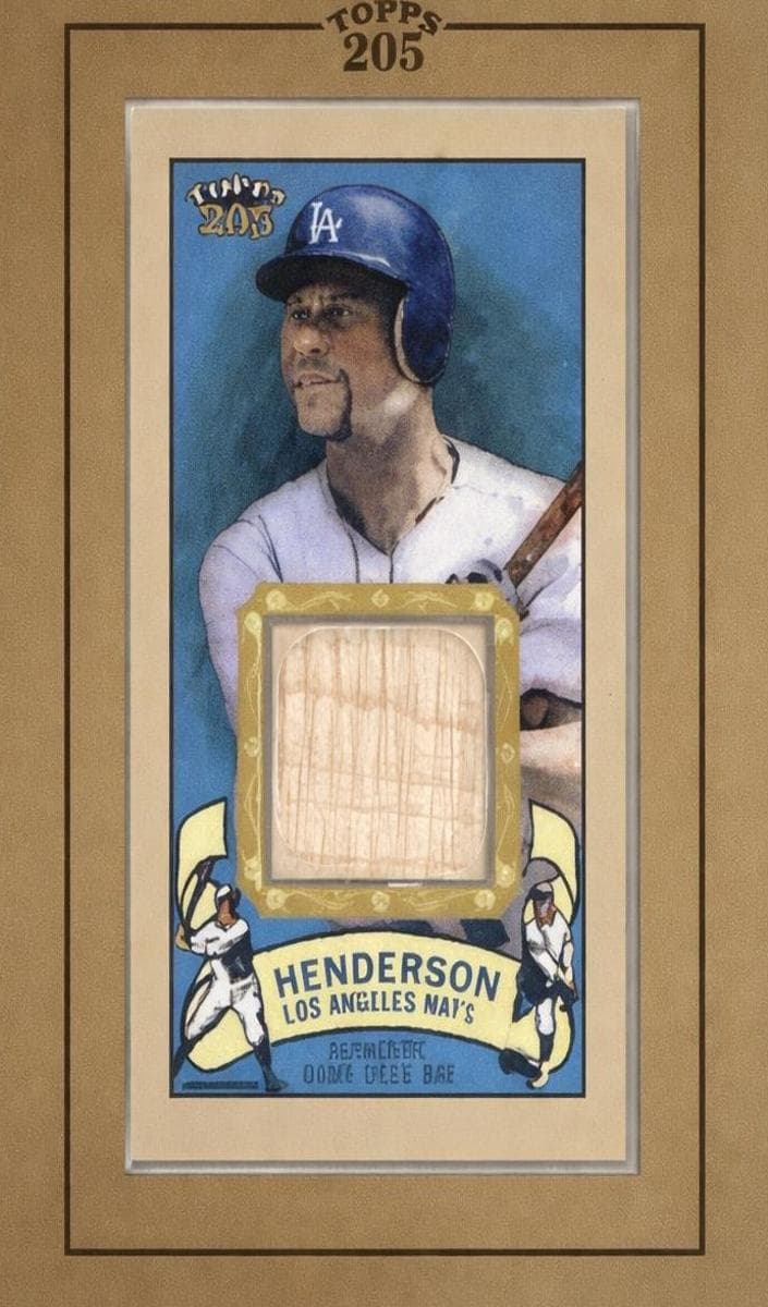 Rickey Henderson 2003 topps