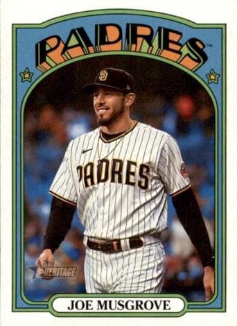 Joe Musgrove 2021 topps Topps Heritage
