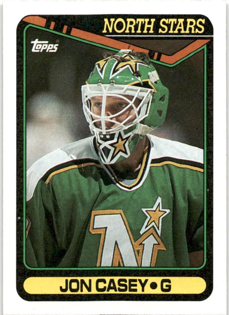 Jon Casey 1990 topps Topps