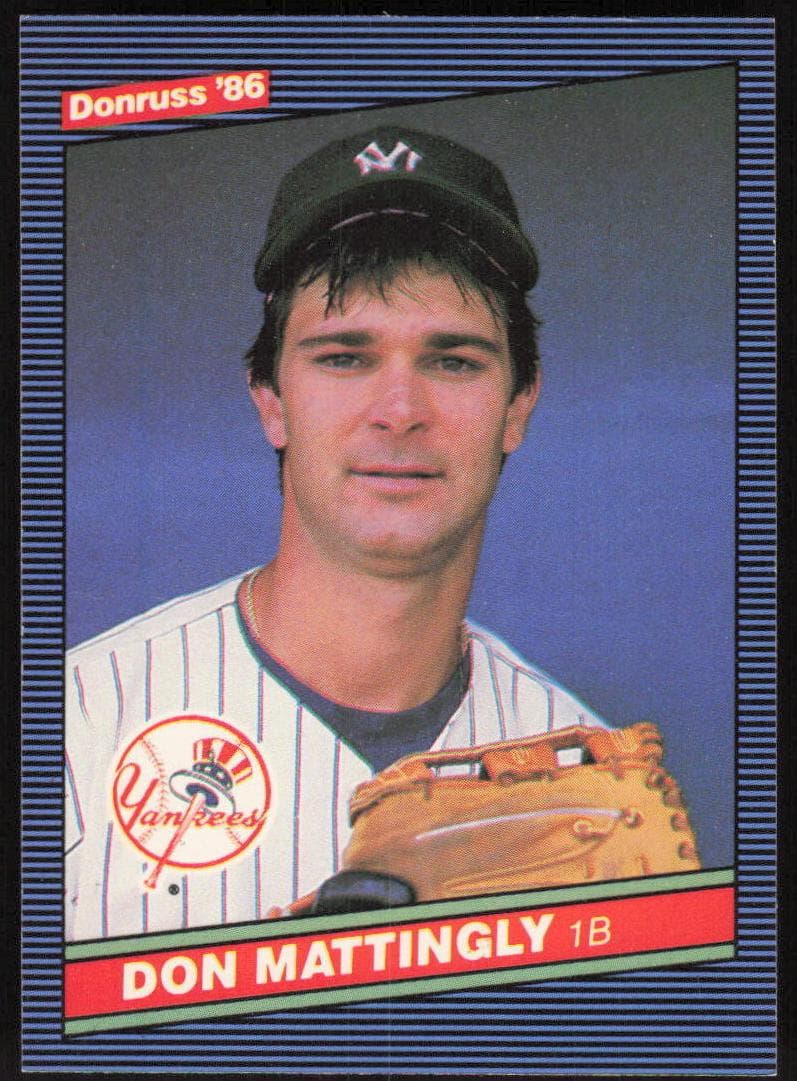 Don Mattingly 1986 leaf Leaf