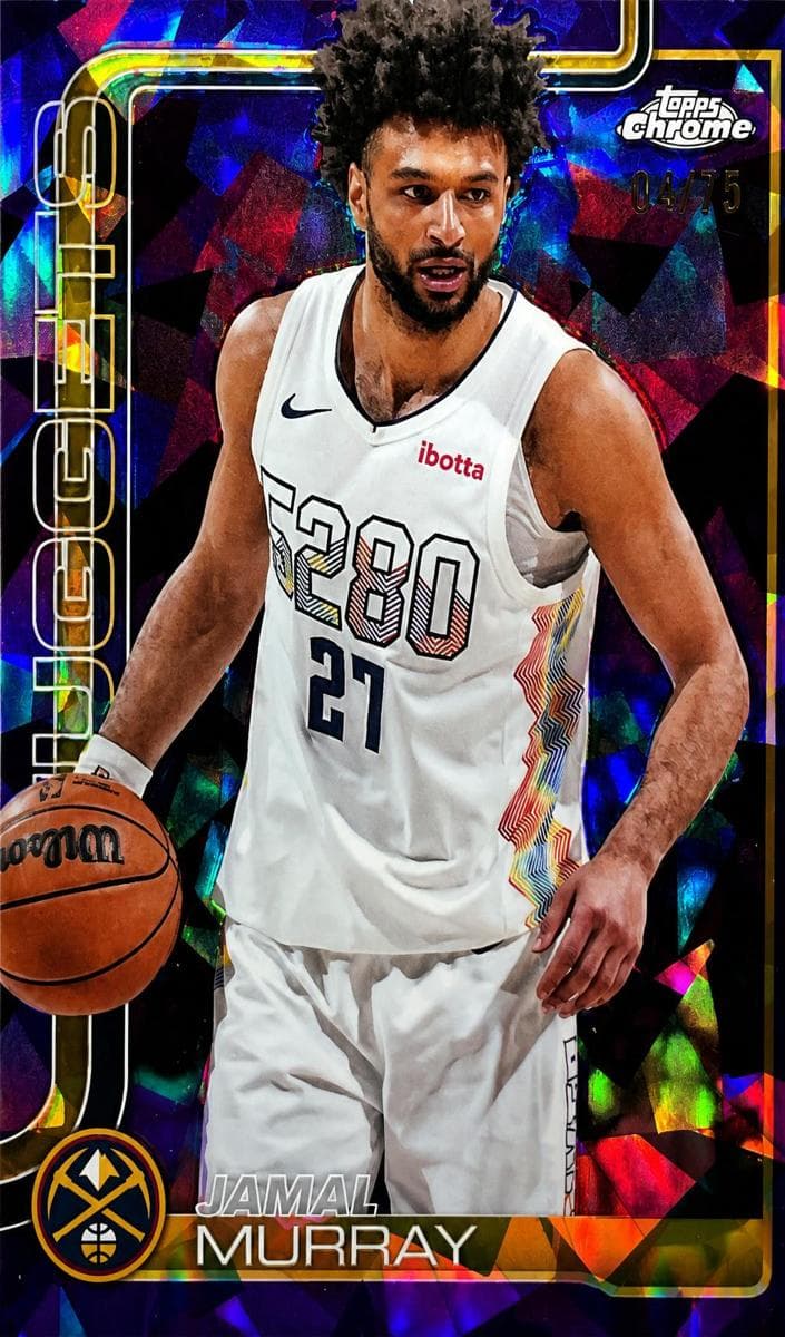 Jamal Murray 2025 topps Topps Chrome Sapphire