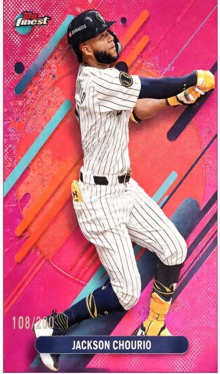 Jackson Chourio 2025 topps Topps Finest