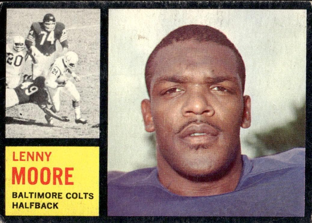 Lenny Moore 1962 topps Topps