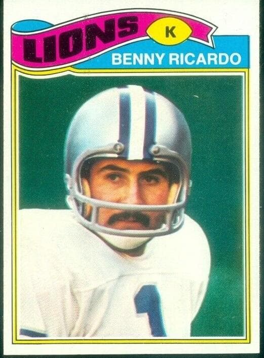 Benny Ricardo 1977 topps Topps