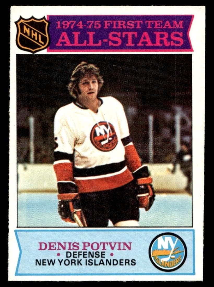 Denis Potvin 1975 topps O-Pee-Chee