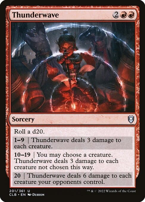 Thunderwave 2022 Magic: The Gathering Commander Legends: Battle for Baldur's Gate