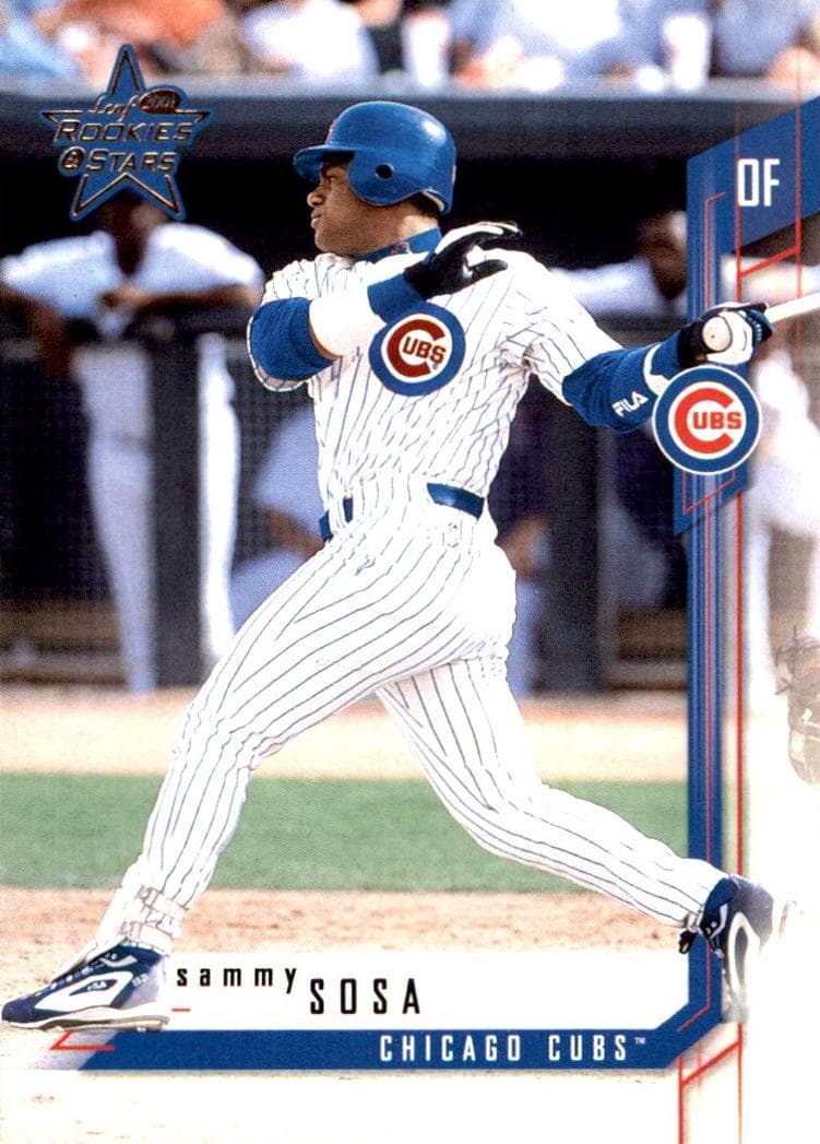 Sammy Sosa 2001 leaf Leaf Rookies & Stars