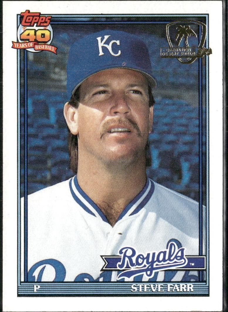 Steve Farr 1991 topps Topps