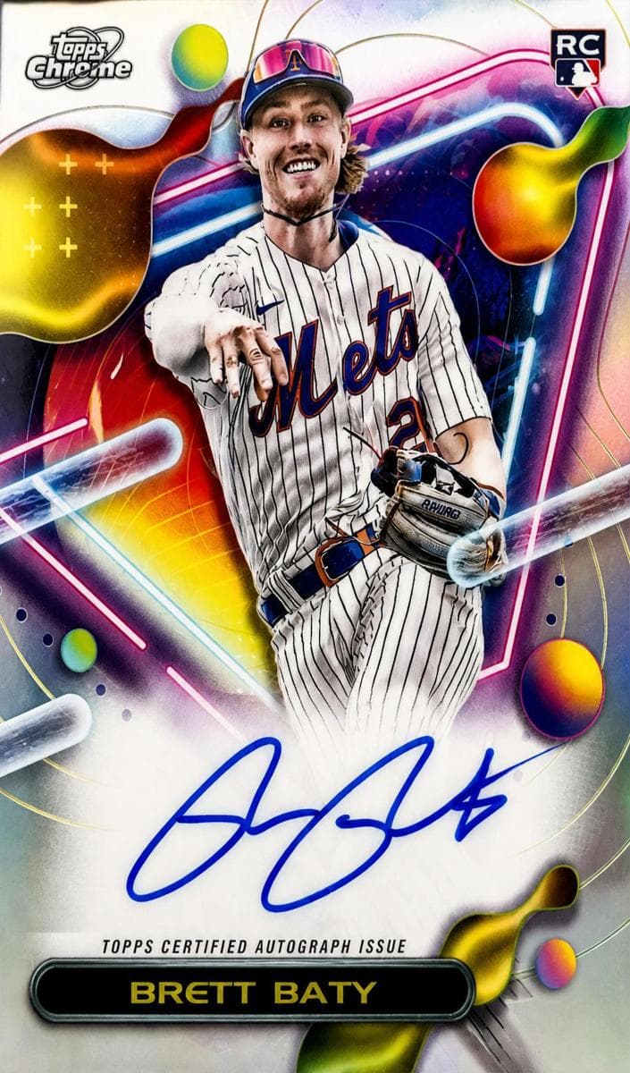Brett Baty 2023 topps Topps Cosmic Chrome