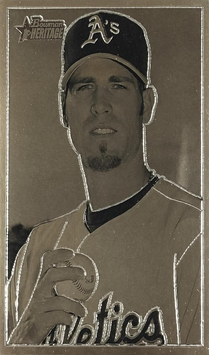 Tim Hudson 2001 bowman Heritage Chrome