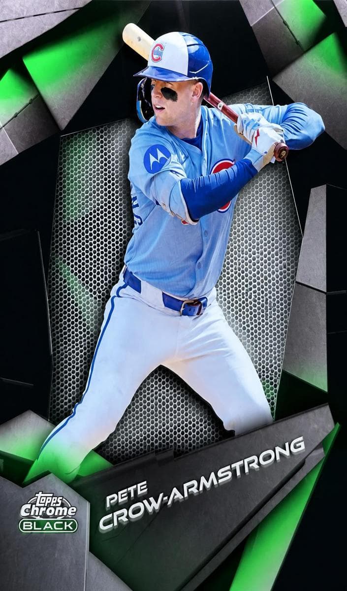 Pete Crow-Armstrong 2026 topps Topps Chrome Black