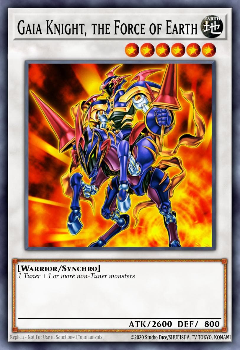 Gaia Knight, the Force of Earth 2010 Yu-Gi-Oh!
