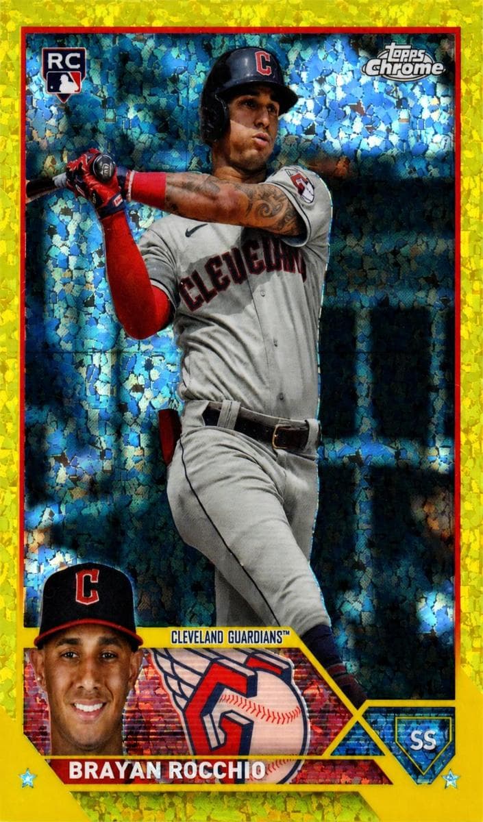 Brayan Rocchio 2023 topps Topps Chrome Update