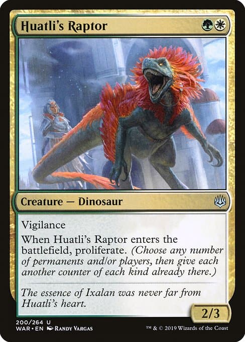Huatli's Raptor 2019 Magic: The Gathering War of the Spark
