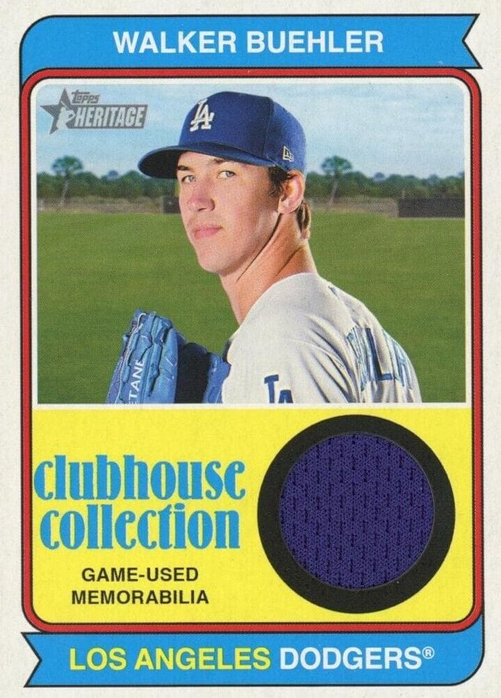 Walker Buehler 2023 topps Topps Heritage
