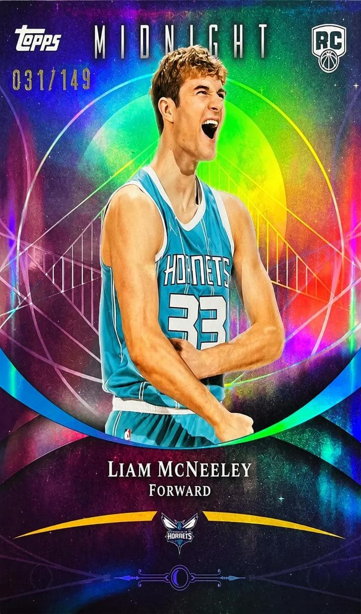 Liam McNeeley 2025 topps Topps Midnight