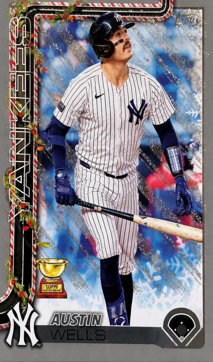 Austin Wells 2025 topps Topps Holiday