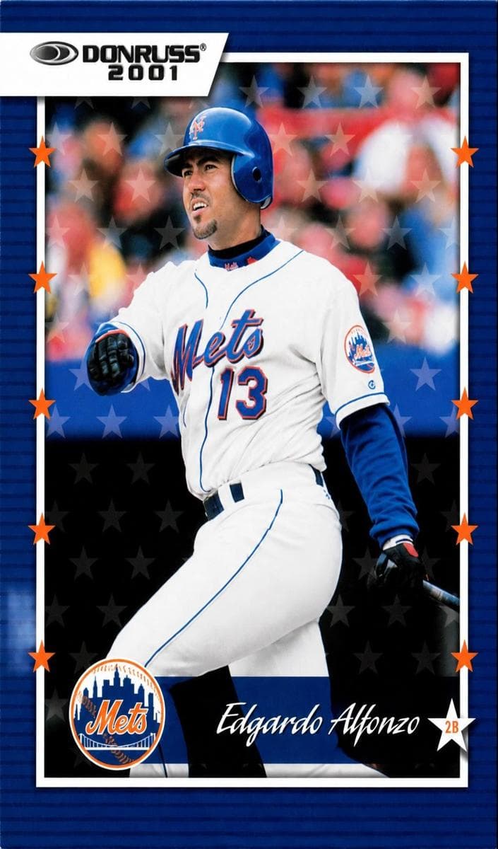 Edgardo Alfonzo 2001 panini Donruss