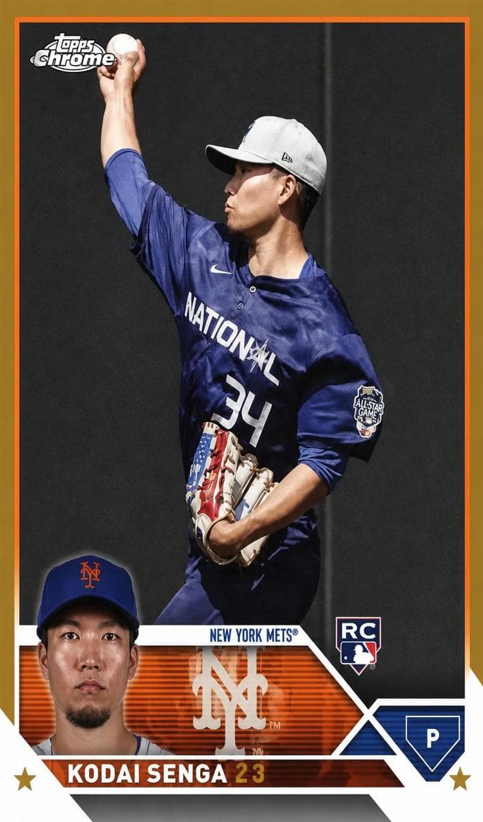 Kodai Senga 2023 topps Topps Chrome Update