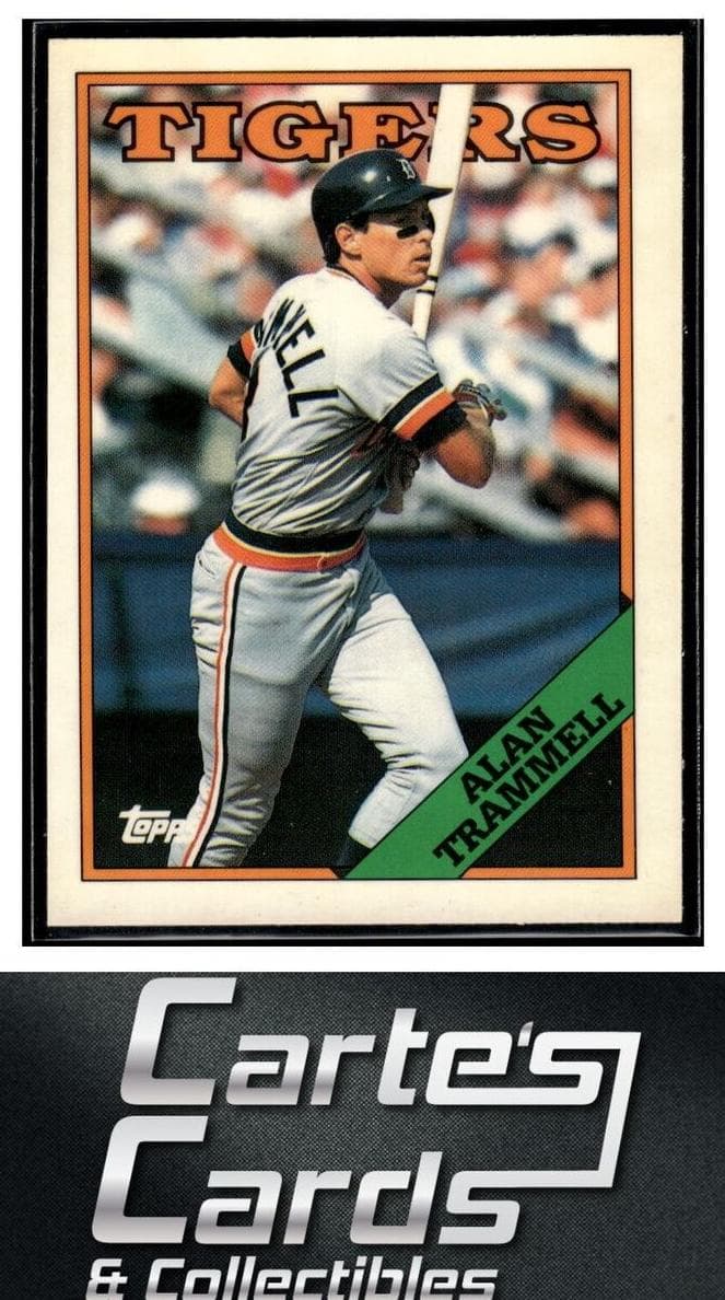 Alan Trammell 1988 topps
