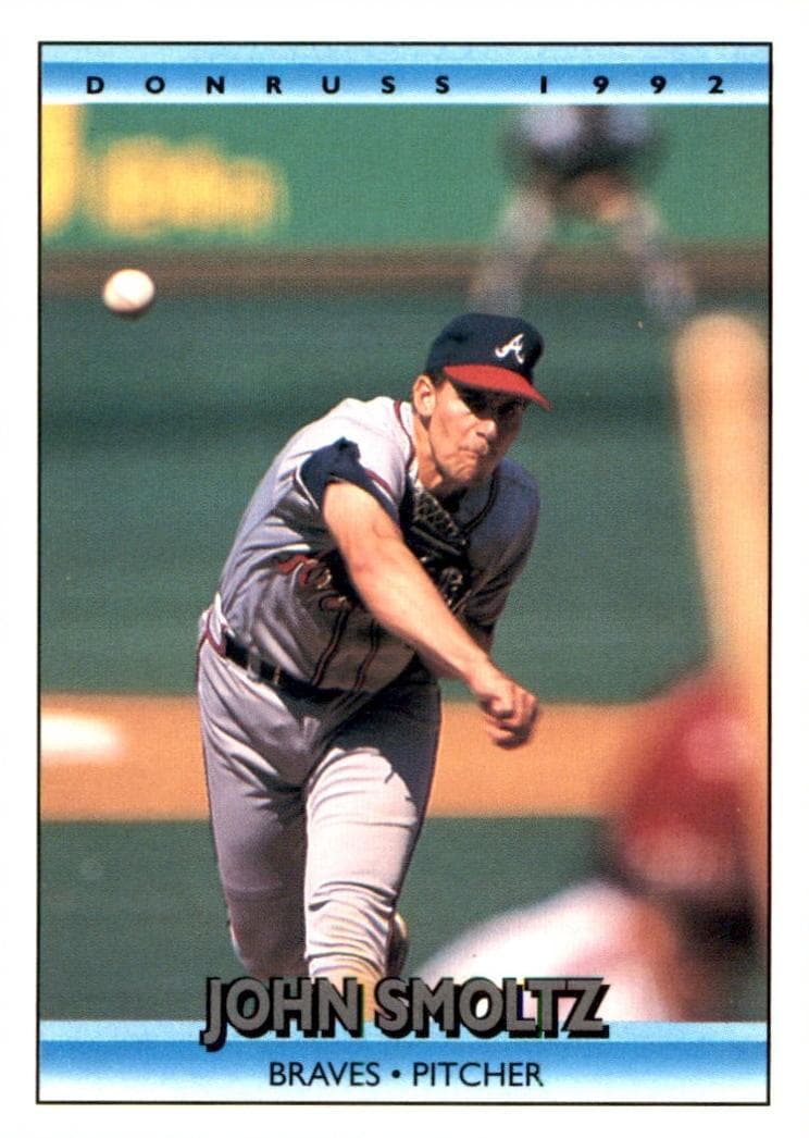 John Smoltz 1992 panini Donruss