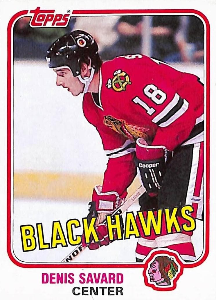 Denis Savard 1981 topps Topps
