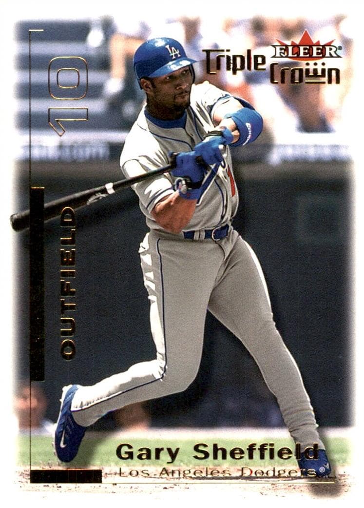 Gary Sheffield 2001 fleer Fleer Triple Crown