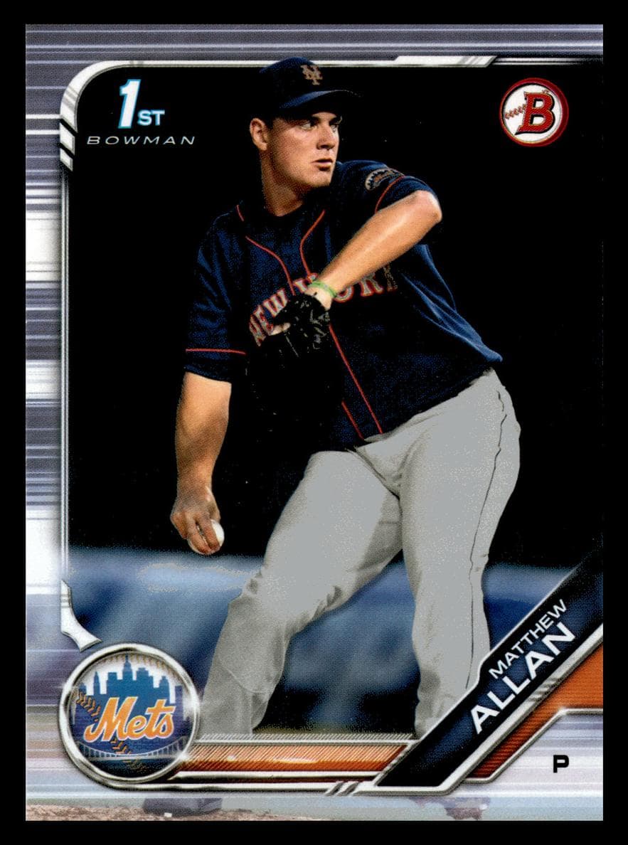 Matthew Allan 2019 bowman Bowman Draft