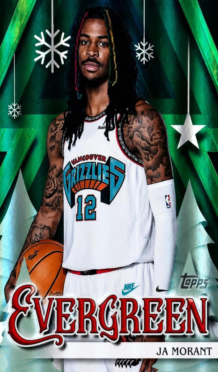 Ja Morant 2025 topps Topps Holiday