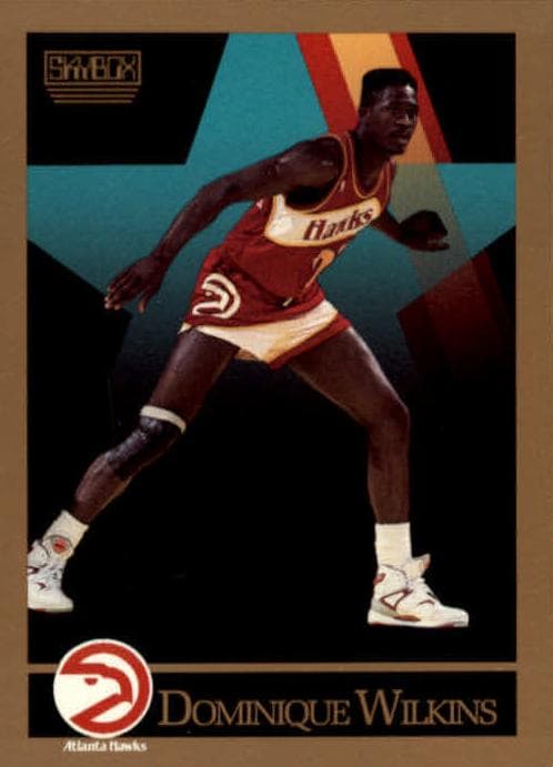 Dominique Wilkins 1990 fleer SkyBox