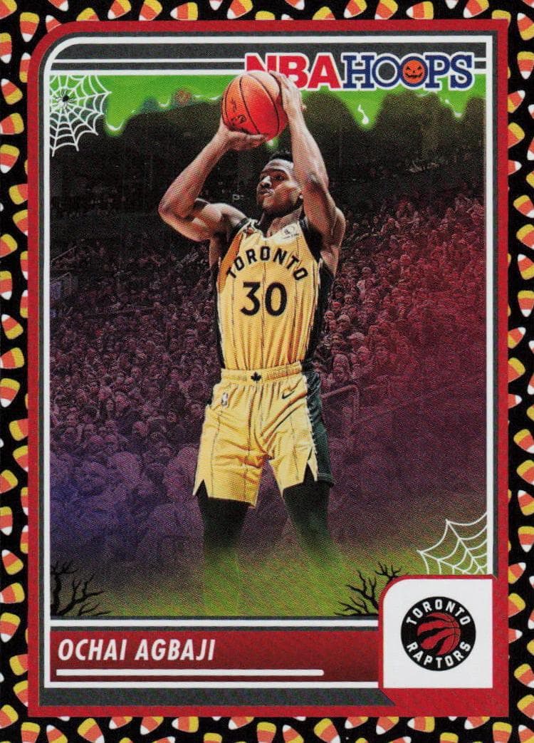 Ochai Agbaji 2023 panini Hoops Haunted Hoops