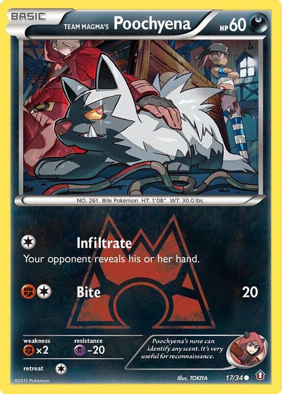 Team Magma's Poochyena #17