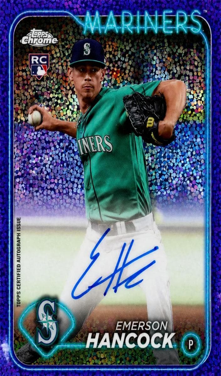 Emerson Hancock 2024 topps Topps Chrome