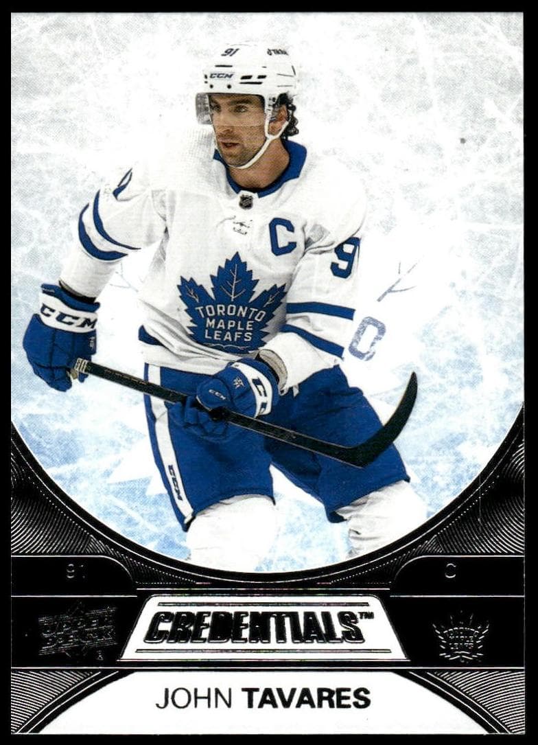 John Tavares 2021 upper-deck Upper Deck Credentials