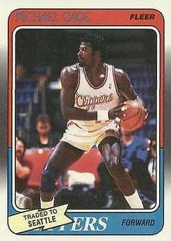 Michael Cage 1988 fleer Fleer