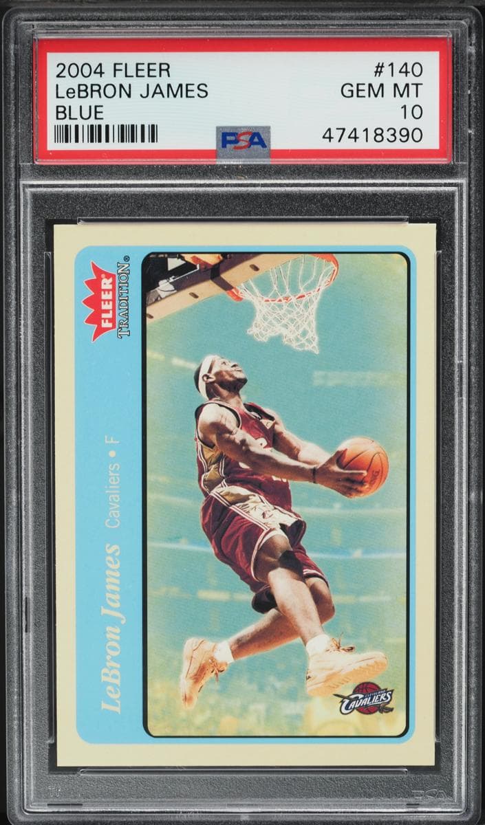 LeBron James 2004 fleer