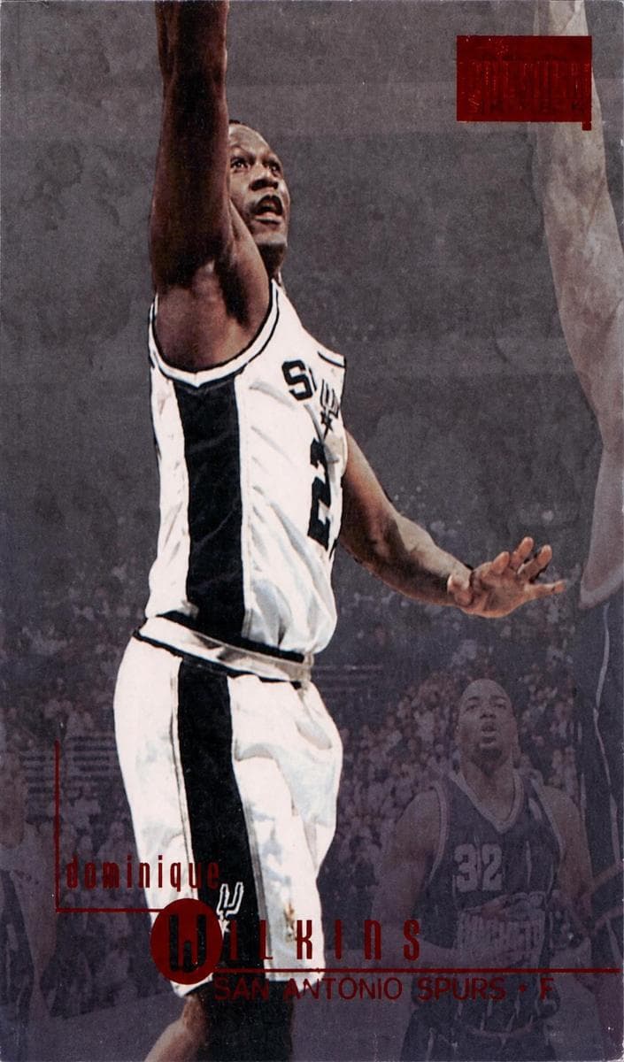 Dominique Wilkins 1996 fleer SkyBox Premium
