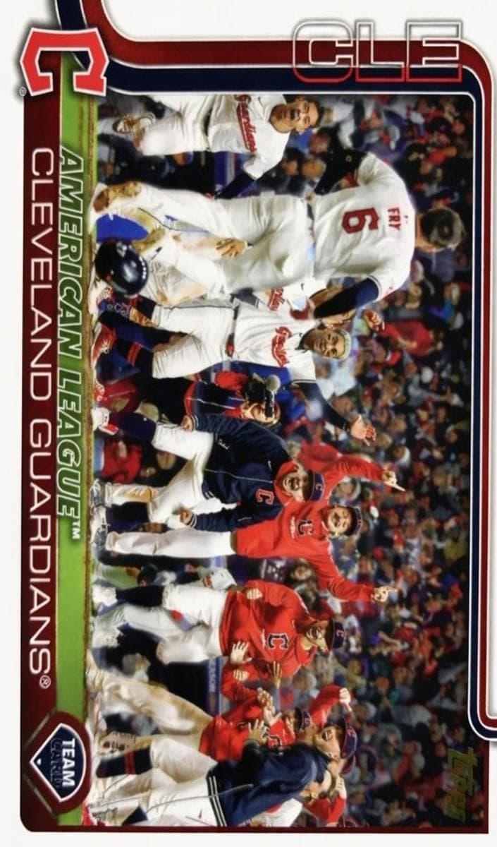 Cleveland Guardians trading card