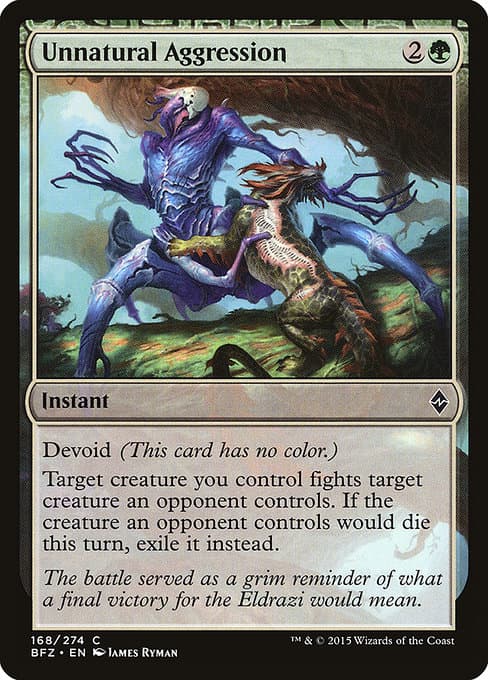 Unnatural Aggression 2015 Magic: The Gathering Battle for Zendikar