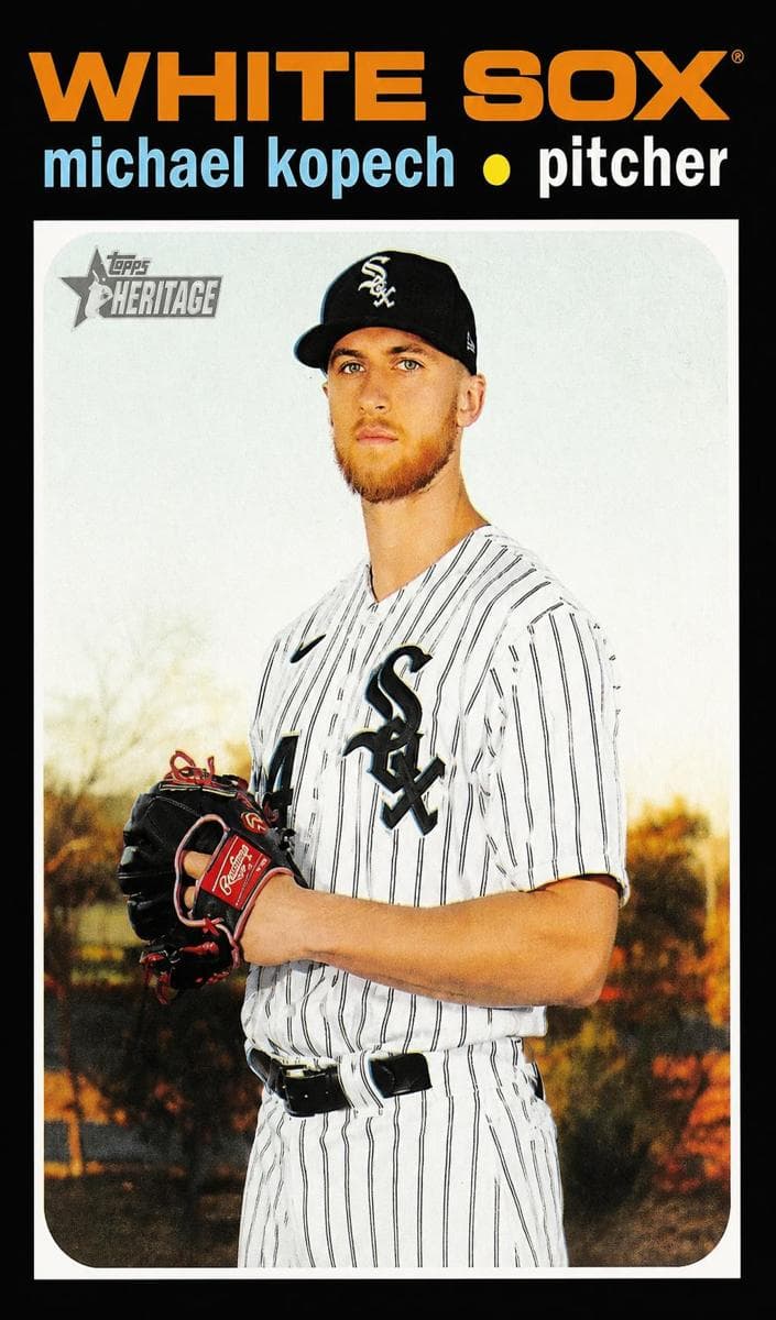 Michael Kopech 2020 topps Topps Heritage