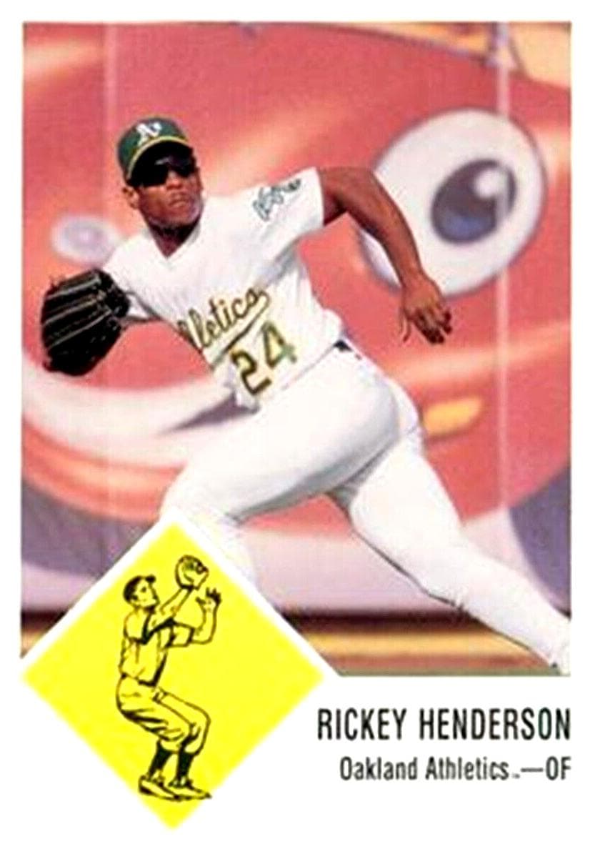 Rickey Henderson 1998 unknown SPx Finite